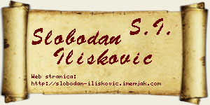 Slobodan Ilišković vizit kartica